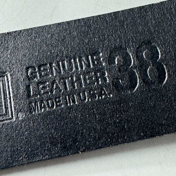 Harley Davidson Sequined Official Black Leather Belt, Size 38 - Picture 12 of 12